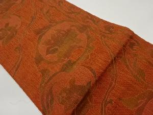 本場筑前博多花唐草模様織出し名古屋帯